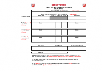 2024-25 WINTER CUP SCORE CARD